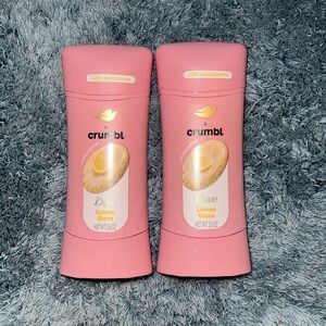 NWT Set of 2 Dove Crumbl Deodorant Stick Crumbl Lemon Glaze Aluminum Free